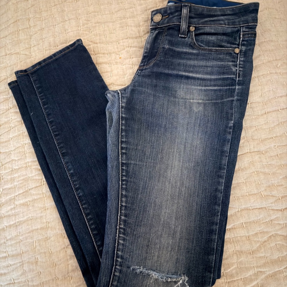 PAIGE Skyline Skinny Dark Wash Skinny Jeans